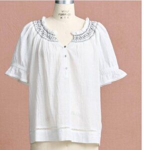 Sundance Morgan Easy Top in White – Size Petite Small – NWT